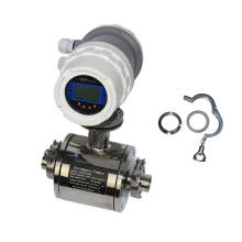 1 inch 2 inch beer and wine flow meter Electromagnetic flowmeter RS485 and 4-20mA pulse output